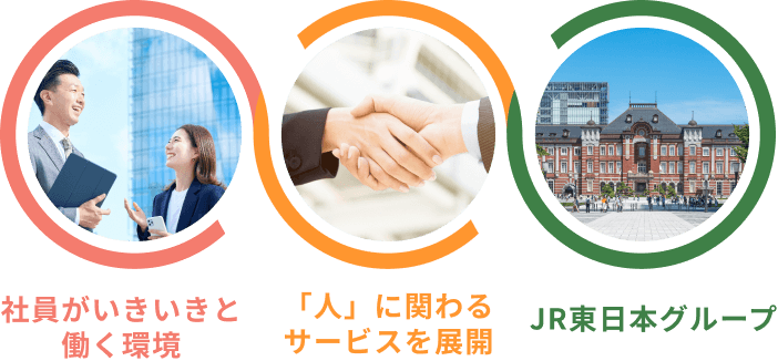 社員がいきいきと働く環境 「人」に関わるサービスを展開 JR東日本グループ